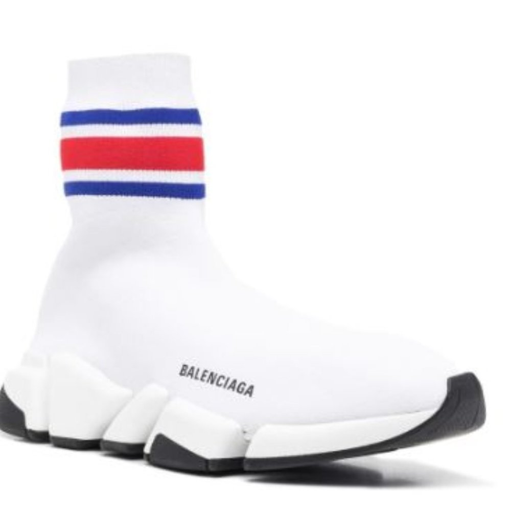 Balenciaga Speed Knit Clear Sole Sneakers